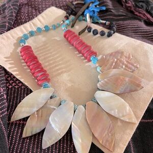 Handmade Shell and Bead Necklace